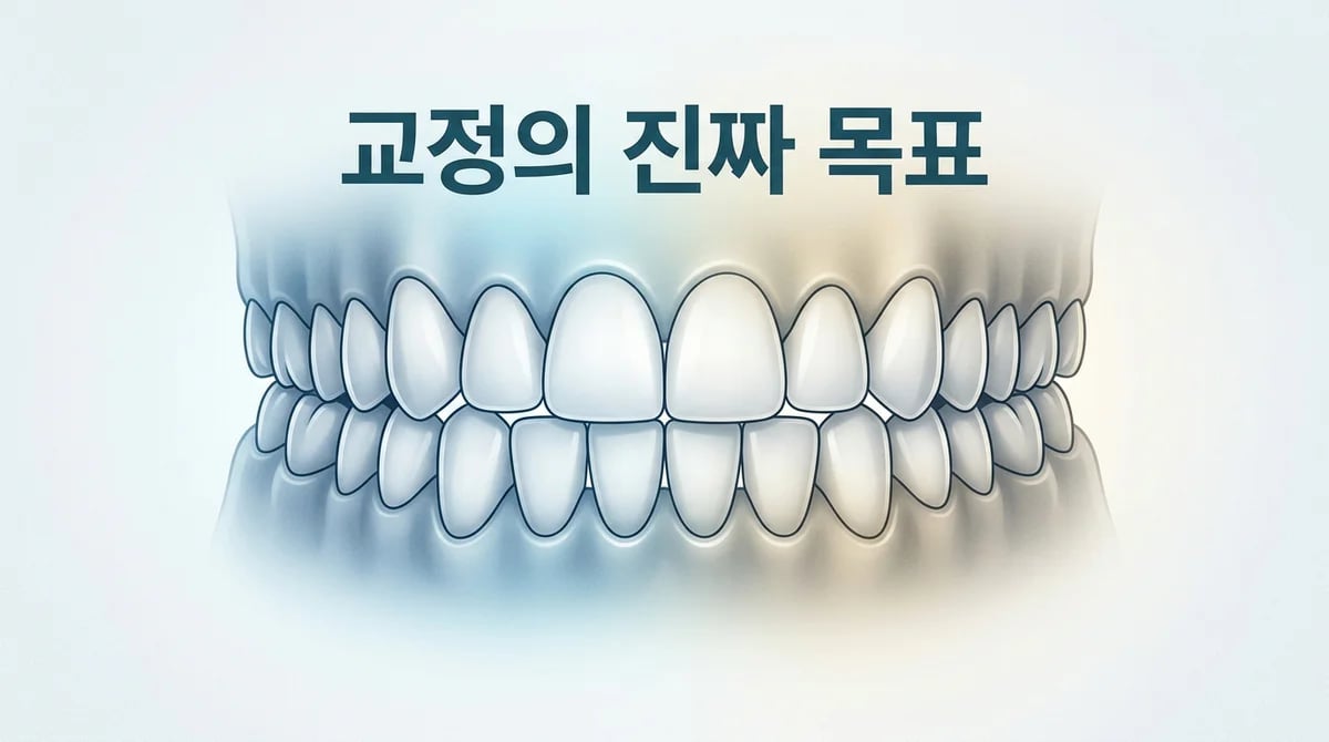 치아교정의 궁극 목표: 올바른 교합 형성의 중요성과 기능적 건강