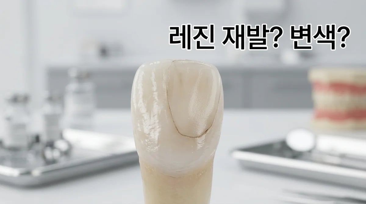 앞니 레진 치료 후 충치 재발: 증상, 원인, 현명한 대처법 가이드