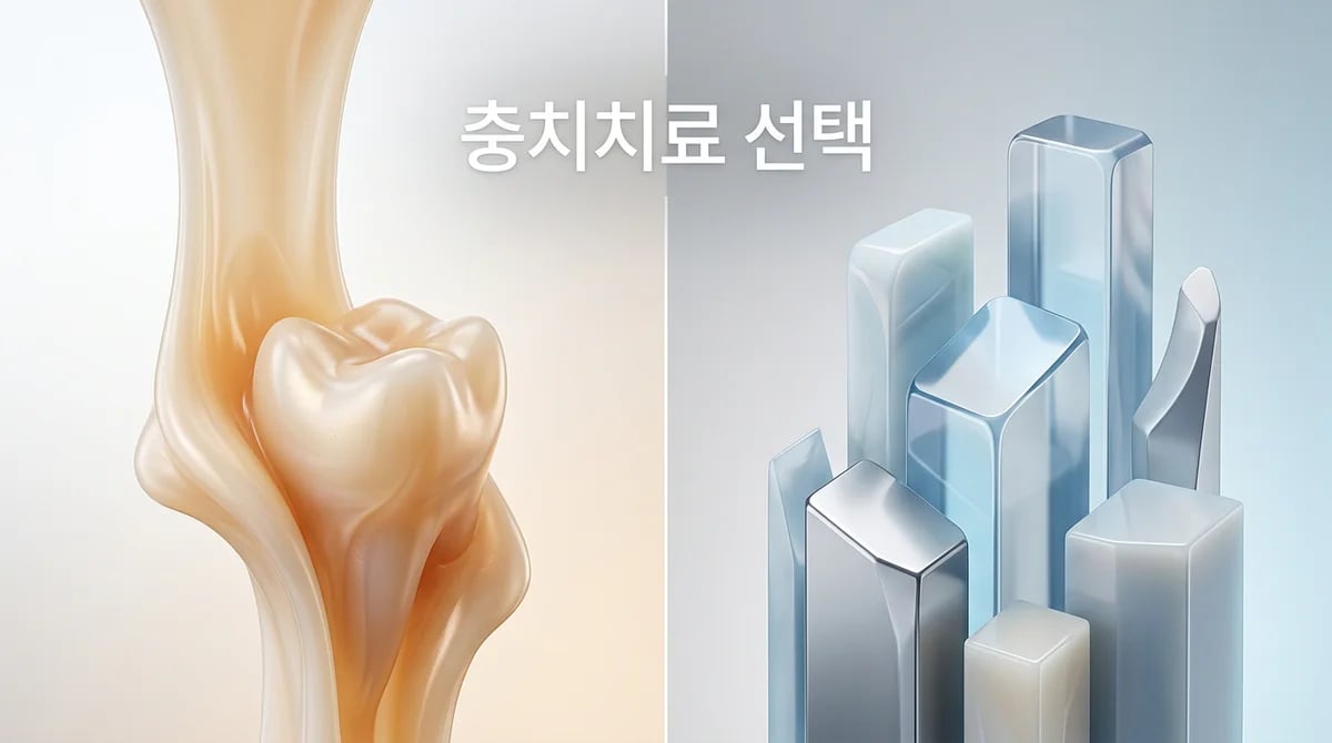 충치 치료 재료: 레진 vs 인레이, 어떤 차이가 있을까? 선택 가이드
