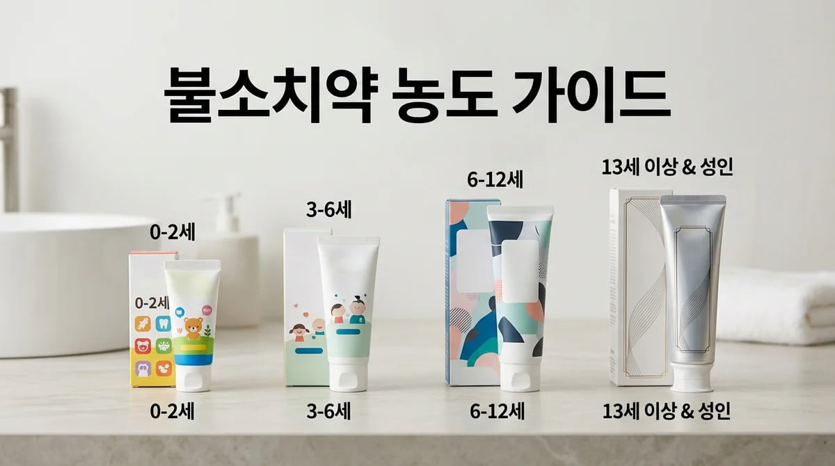 불소치약 연령별 선택 가이드: 적정 농도와 안전한 사용법 5가지