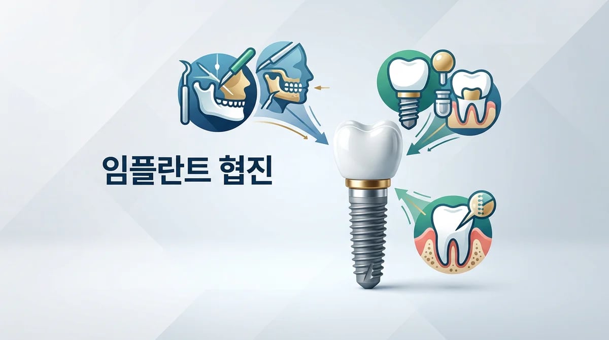 임플란트 치료, 성공 위한 3가지 치과 진료과목 협진 가이드