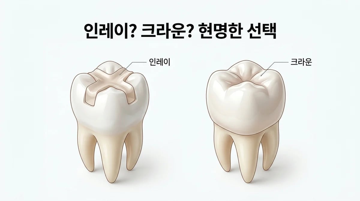 충치 치료, 인레이와 크라운: 어떤 선택이 치아 수명을 지킬까?