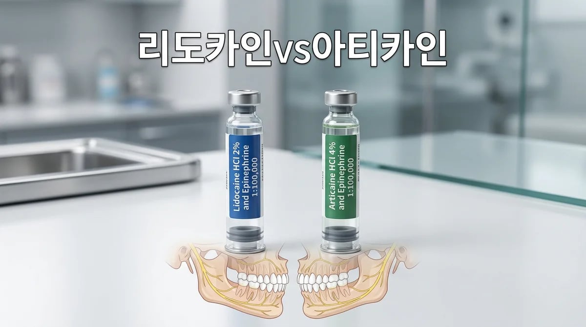 리도카인 vs 아티카인: 치과 국소 마취제 주요 차이점 분석
