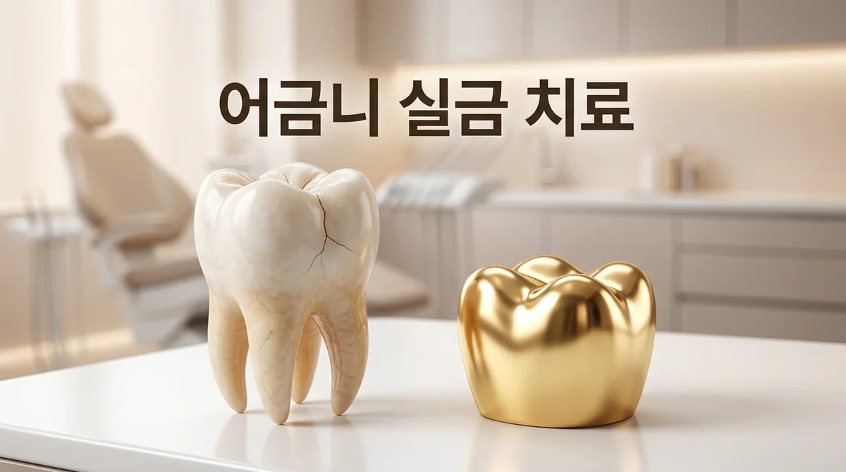 어금니 실금 통증: 치아균열증후군 진단과 금 크라운 치료 고려사항