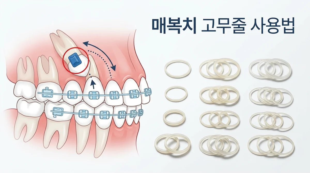 매복치 교정 고무줄: 원리와 효과적인 사용법 가이드