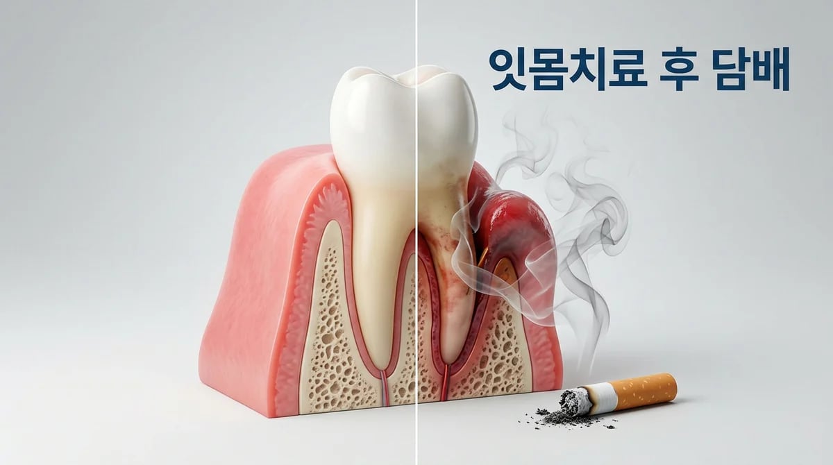 잇몸 치료 후 흡연, 회복을 방해하는 과학적 이유와 금연 기간