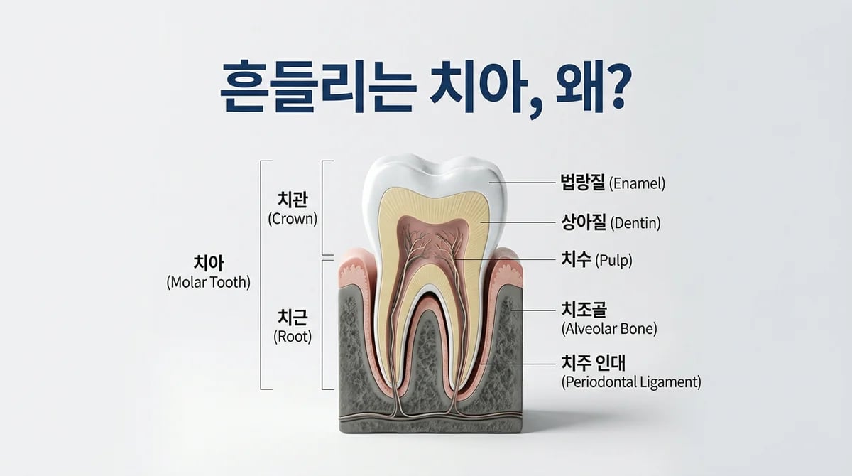 흔들리는 치아, 왜 그럴까? 5가지 주요 원인과 올바른 접근법