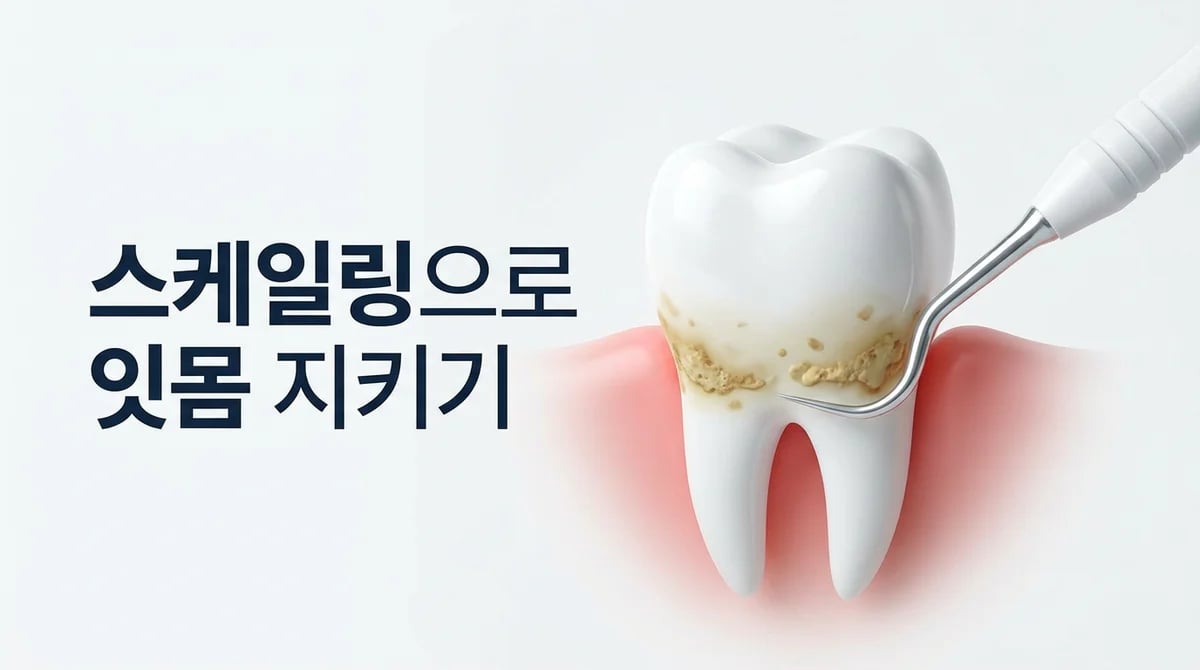 초기 잇몸 염증 '치은염' 증상 4가지와 스케일링의 중요성