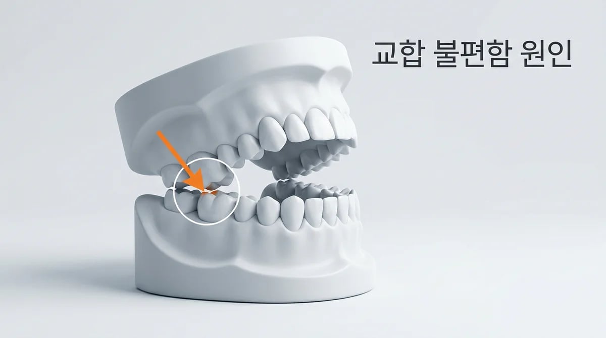 치아 교합 불편함: 원인 분석 및 치과 치료 접근법