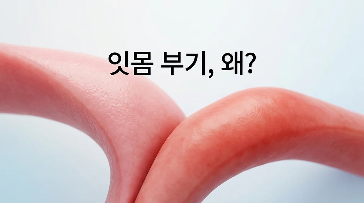 잇몸이 붓고 아플 때: 원인 5가지와 초기 대처법 가이드