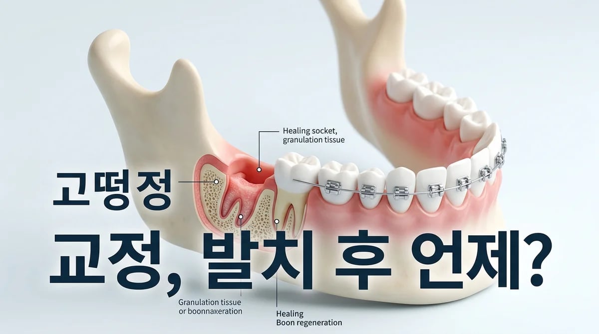 사랑니 발치 후 교정, 최적의 시작 시기와 고려사항 5가지