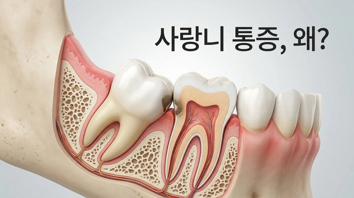 사랑니 주변 어금니 통증, 4가지 원인과 올바른 대처법