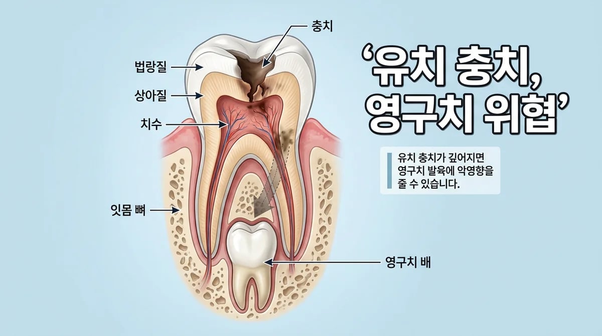 유치 충치 방치의 5가지 예상치 못한 결과: 영구치와 전신 건강 영향