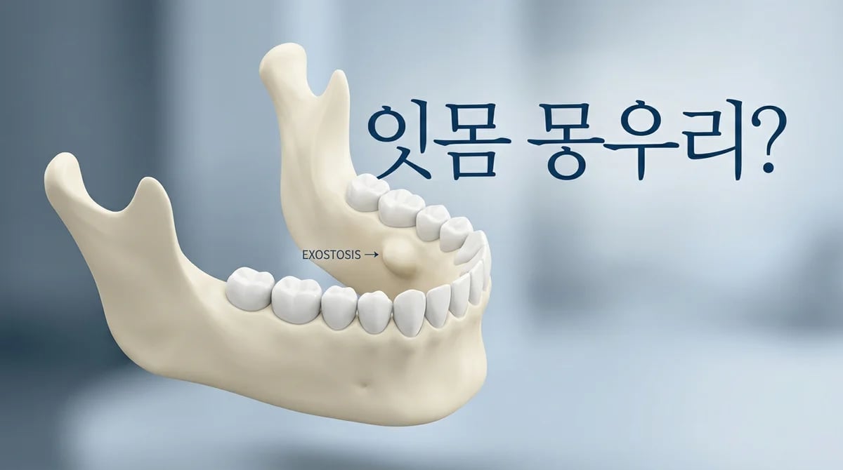 잇몸 염증 후 잇몸뼈 돌출? 구강 내 몽우리 원인과 대처법