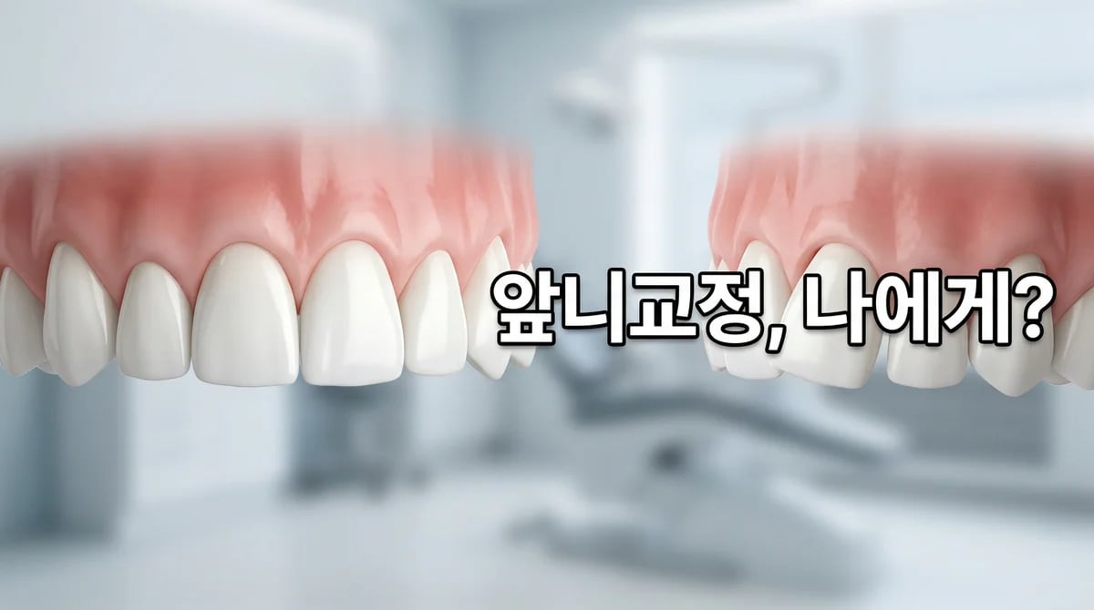 앞니 부분교정, 나에게 적합할까? 성공을 위한 3가지 필수 고려사항