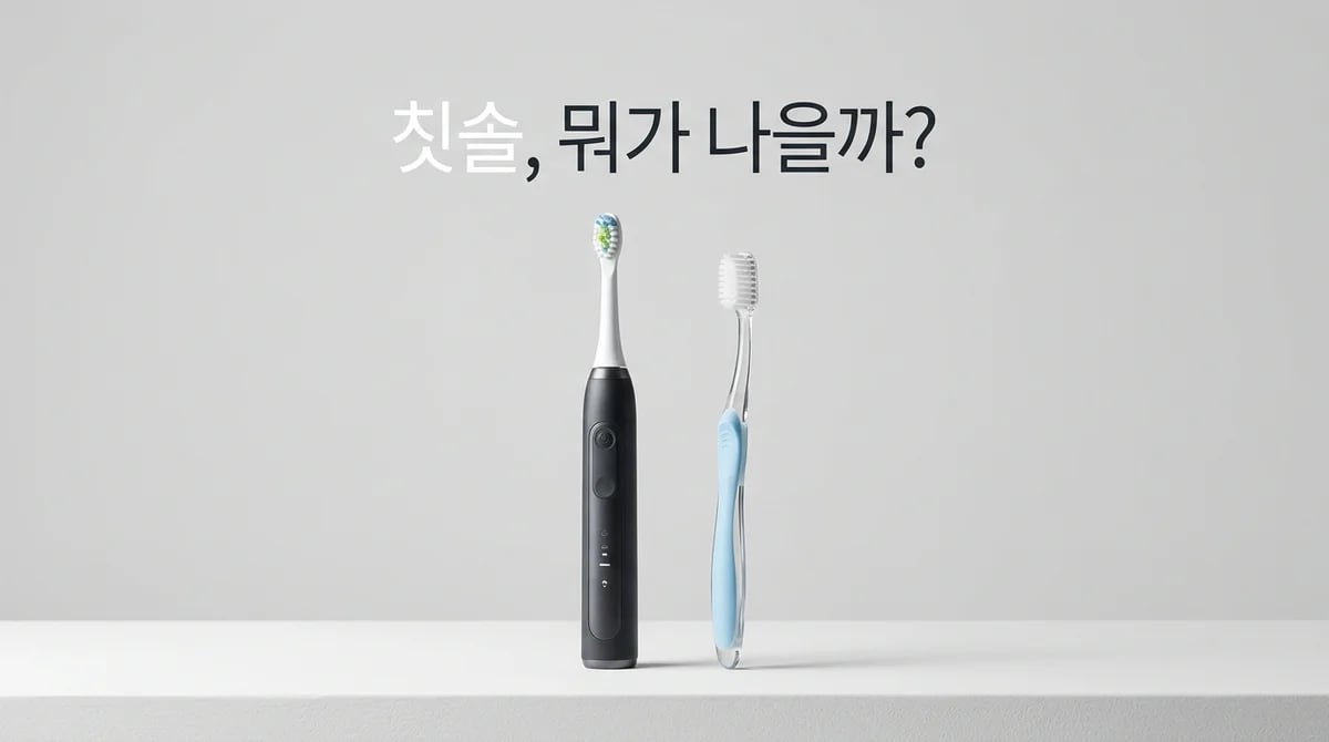전동칫솔 vs 일반 칫솔: 구강 관리 효과, 과학적 비교와 선택 가이드