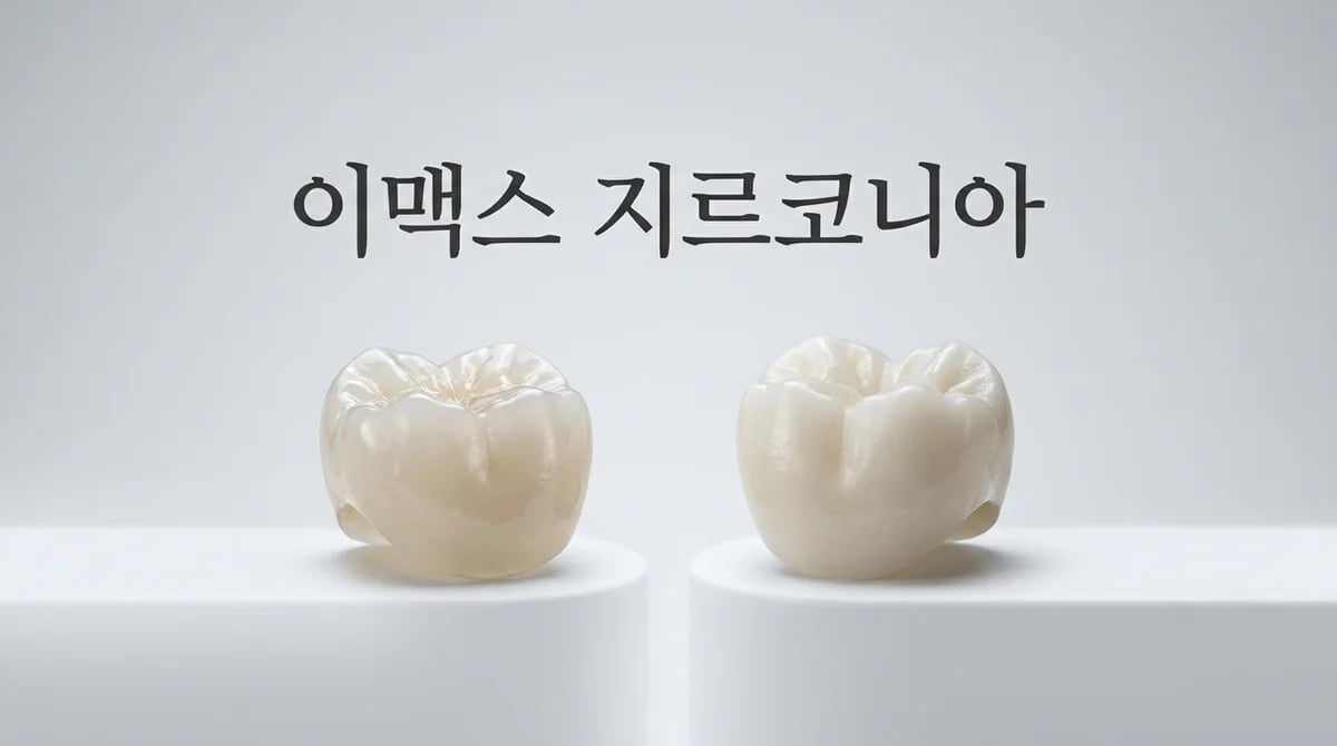 이맥스 vs 지르코니아: 어떤 치과 크라운 재료가 나에게 적합할까?