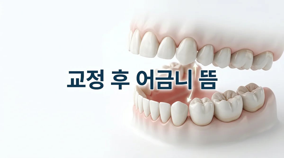 교정 후 소구치 뜸 현상: 교합 안정성을 위한 5가지 관리 방안