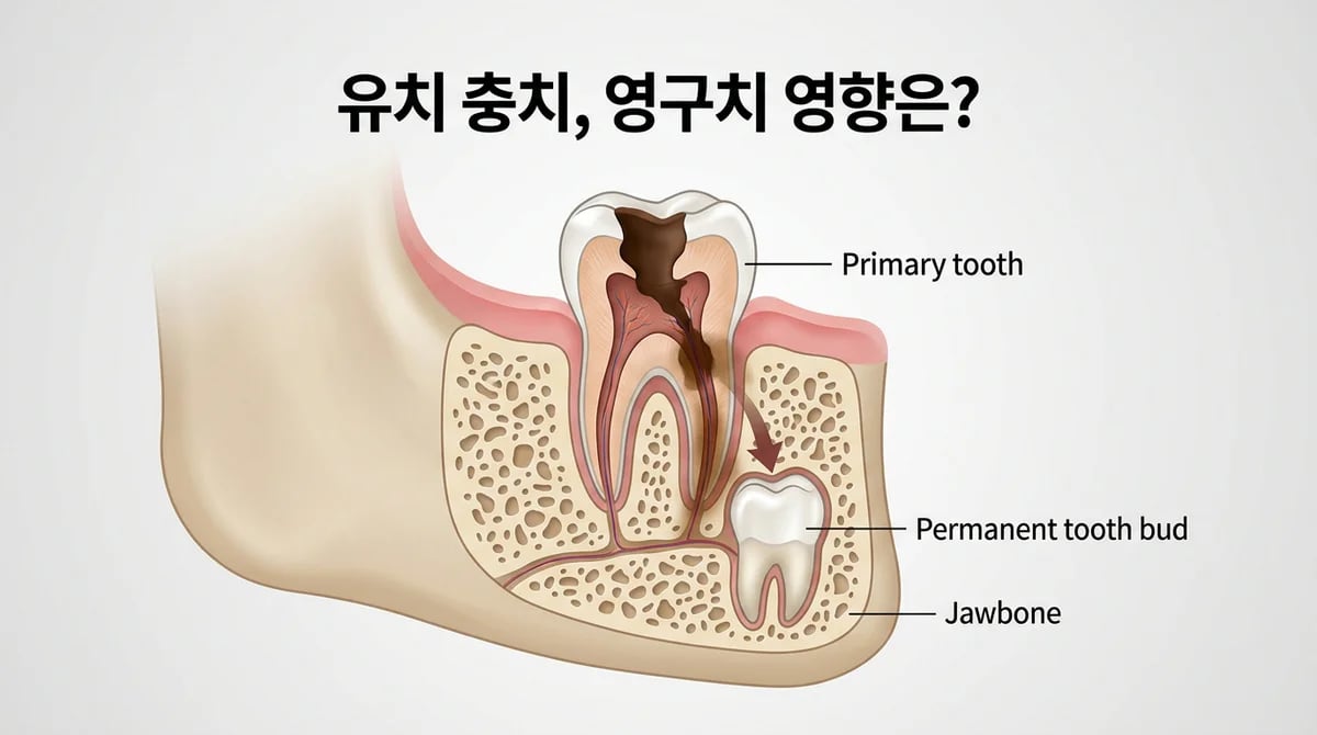 유치 충치 방치하면? 영구치 발육에 미치는 결정적 영향