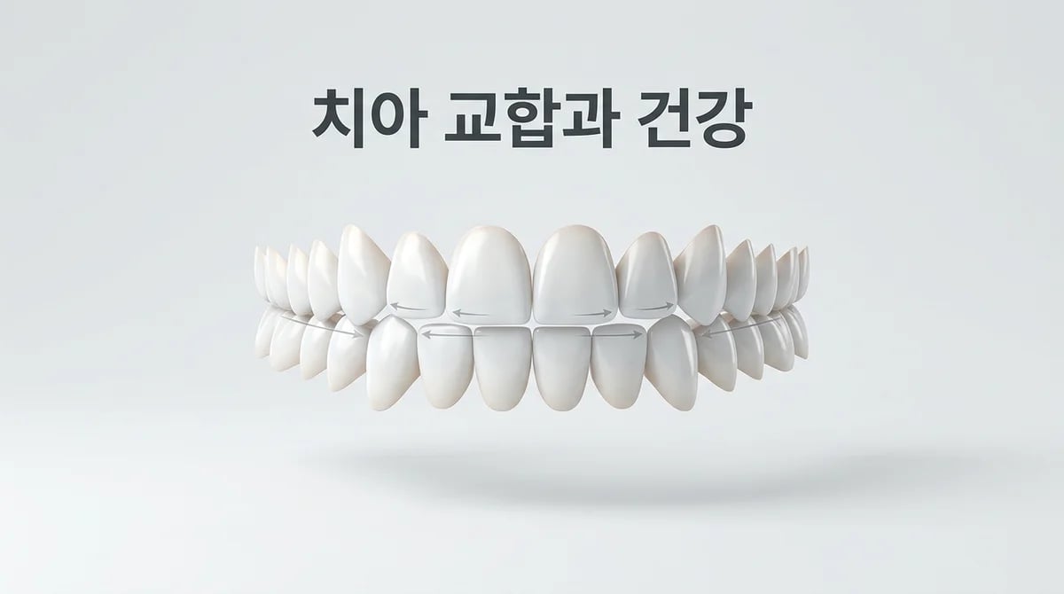 정상 치아 교합의 중요성: 구강 건강과 전신 균형의 핵심 요소