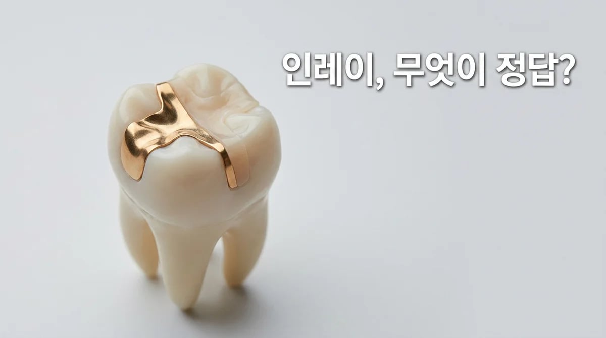 어금니 충치 치료: 레진 인레이 vs 골드 인레이 비교 분석