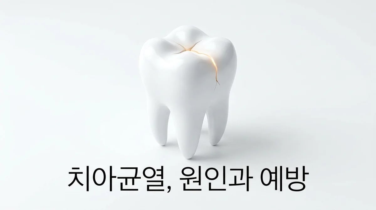치아 균열, 왜 생길까? 취약 조건과 5가지 예방 관리법