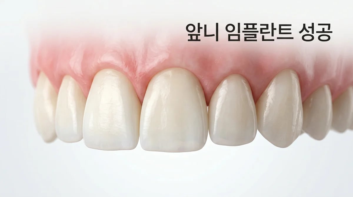 앞니 임플란트 성공의 핵심: 자연스러운 심미성과 전문성의 조화