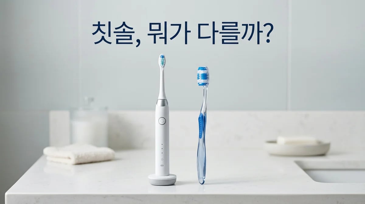 전동칫솔 vs 일반 칫솔: 구강 관리 효과의 과학적 비교 분석