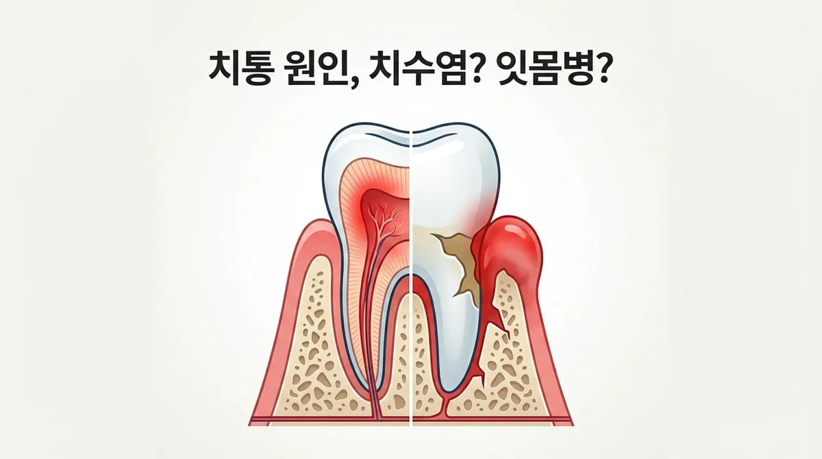 치수염과 잇몸병, 갑작스러운 치통의 원인과 정확한 치료법 구분 가이드