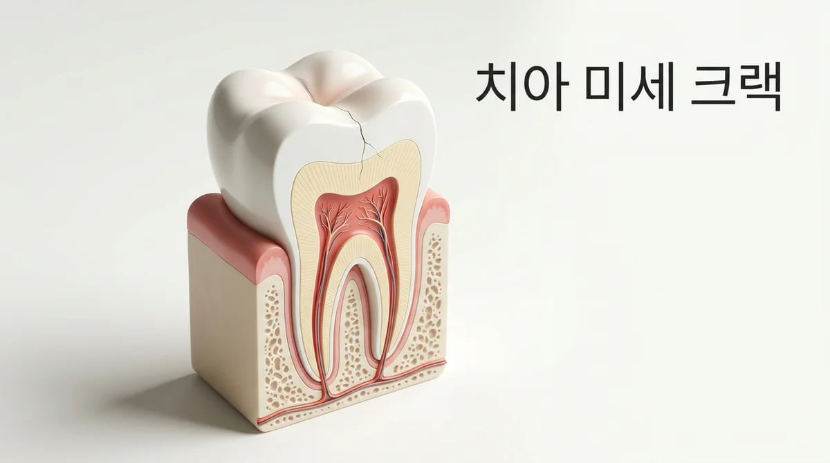겉으로 멀쩡해도 통증? 치아 미세 크랙 의심 증상과 진단