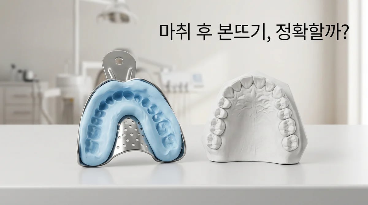 치과 마취 후 치아 본뜨기, 보철물 정확도에 영향 없을까? 팩트 체크