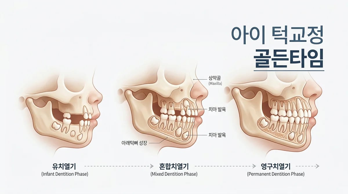 성장기 아이 턱 교정: 최적의 시작 시기와 중요성 (2025 가이드)