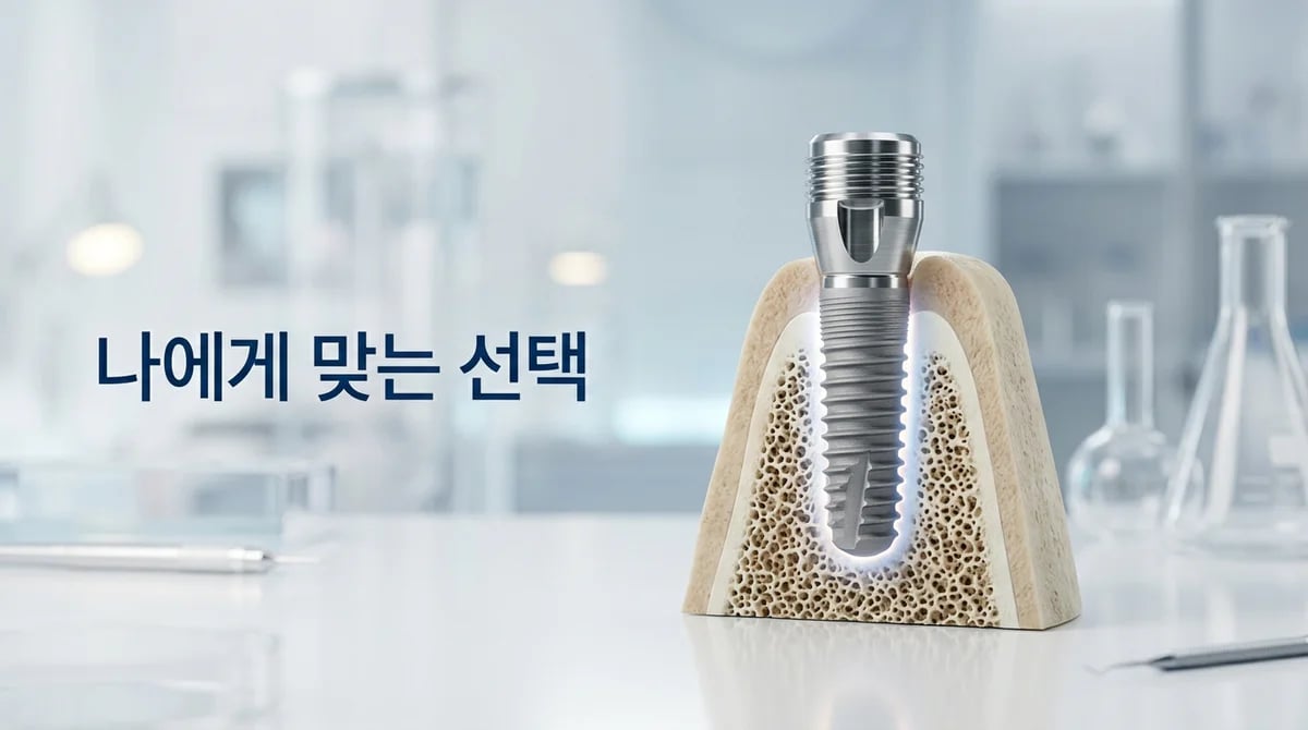 임플란트 선택 핵심 가이드: 종류별 특성 및 재료 분석