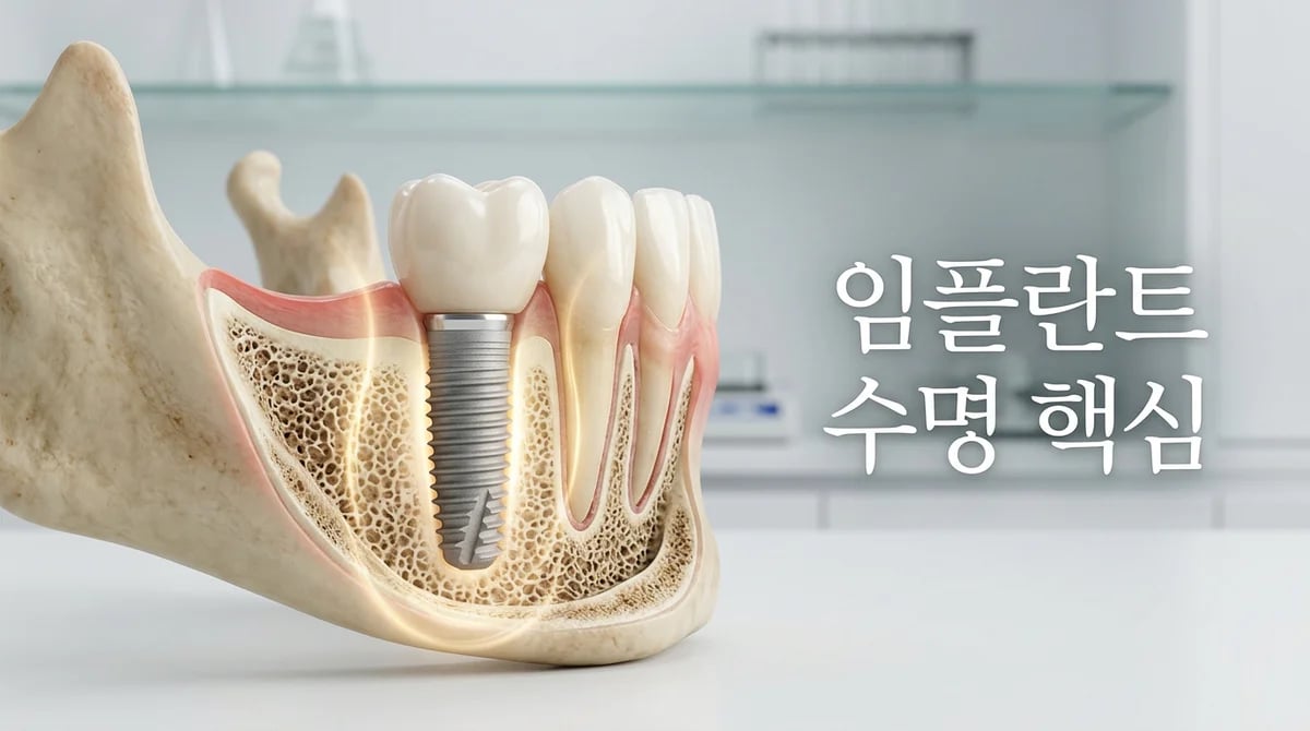 임플란트 수명: 성공적인 장기 사용을 위한 핵심 요인과 관리법