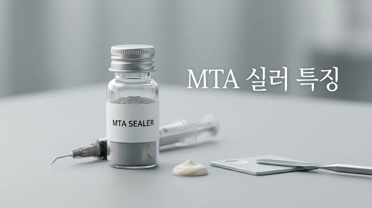 신경치료 MTA 실러: 생체친화성 원리와 근관 밀폐의 핵심 역할