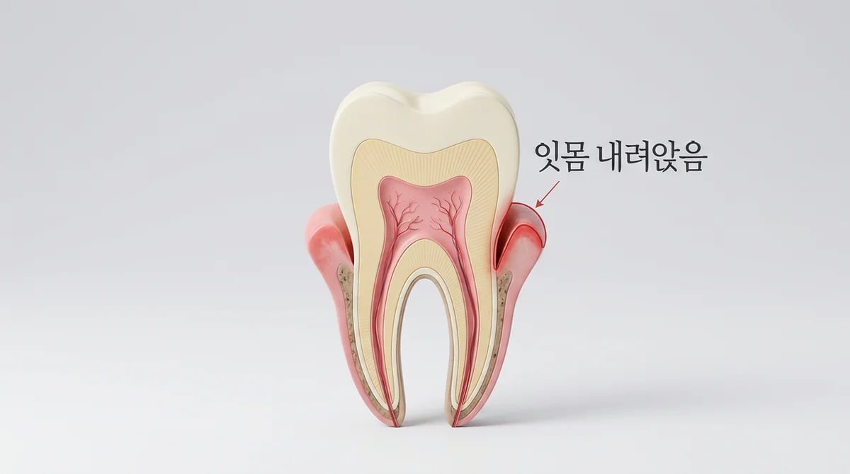 잇몸 내려앉아 치아 시림? 뿌리 노출의 원인과 과학적 대처법