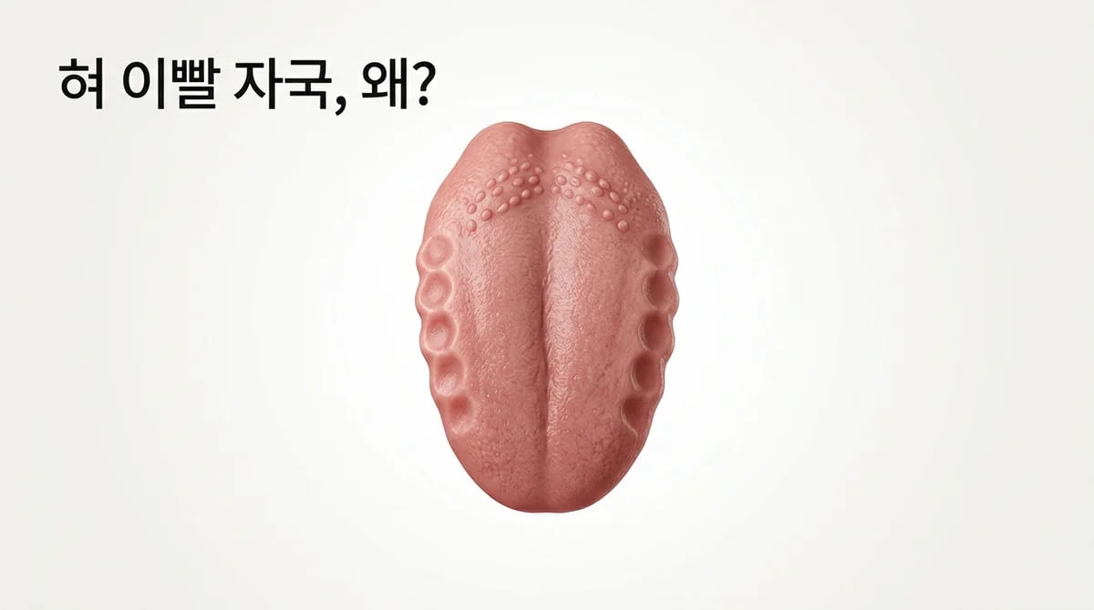 혀 이빨 자국(치흔), 왜 생길까요? 주요 원인과 5가지 관리법