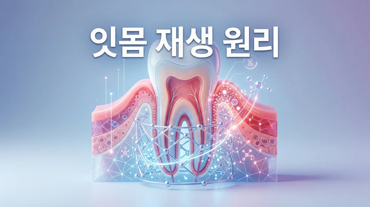 엠도게인 잇몸 재생술: 치주염 자연치아 보존을 위한 원리와 조건