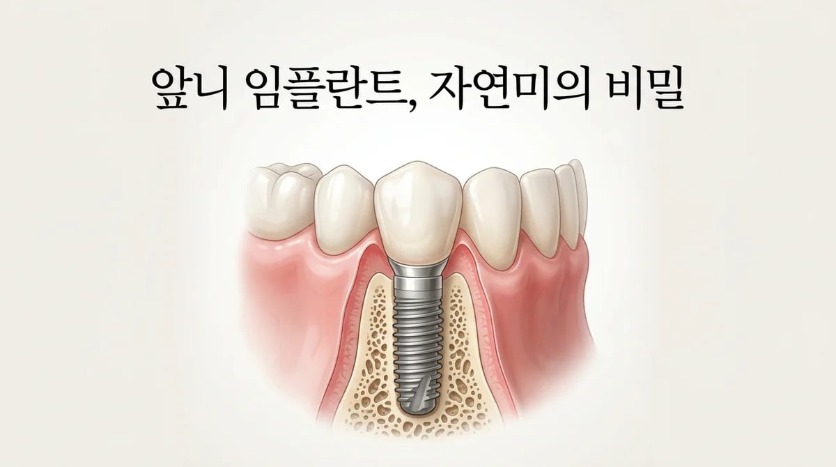 앞니 임플란트 심미성, 자연스러운 잇몸을 위한 뼈이식 핵심 고려사항 5가지