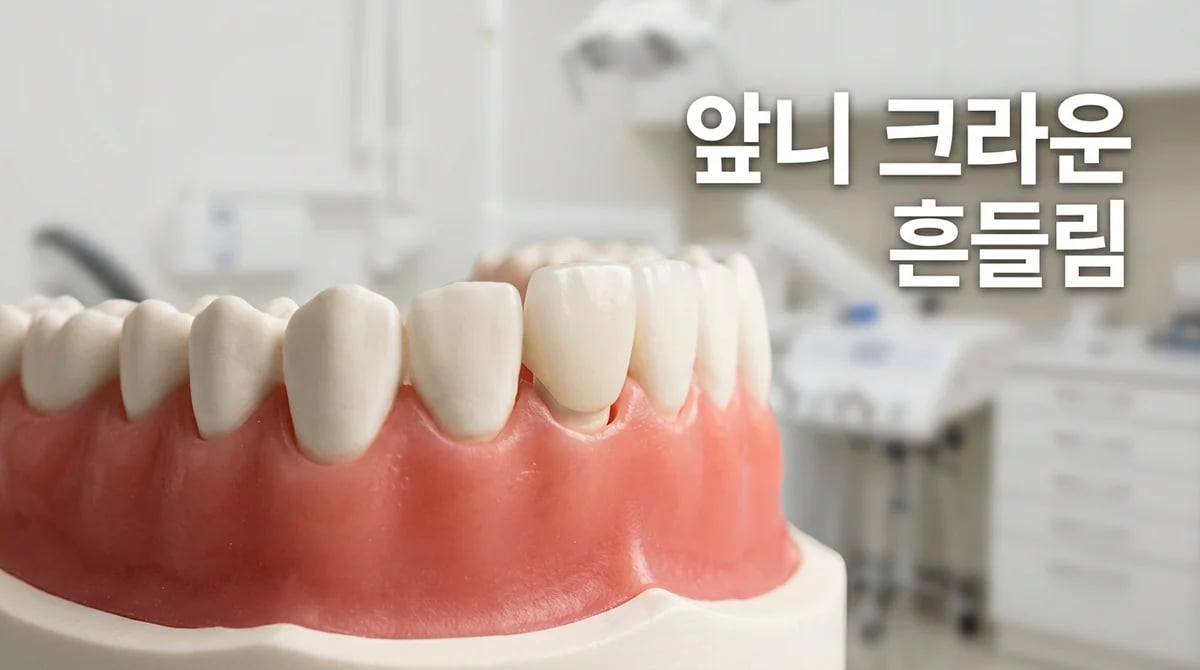 앞니 크라운이 들썩거릴 때: 5가지 핵심 원인과 해결 방법