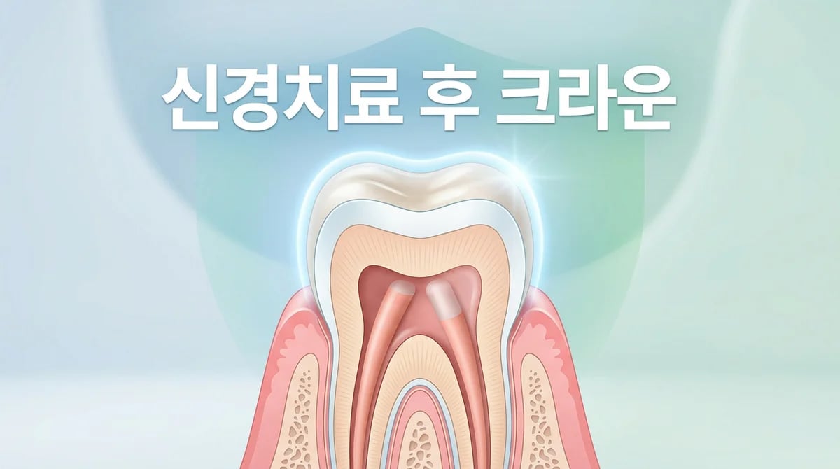 신경치료 후 크라운, 치아 생존율을 위한 필수 선택 3가지 이유