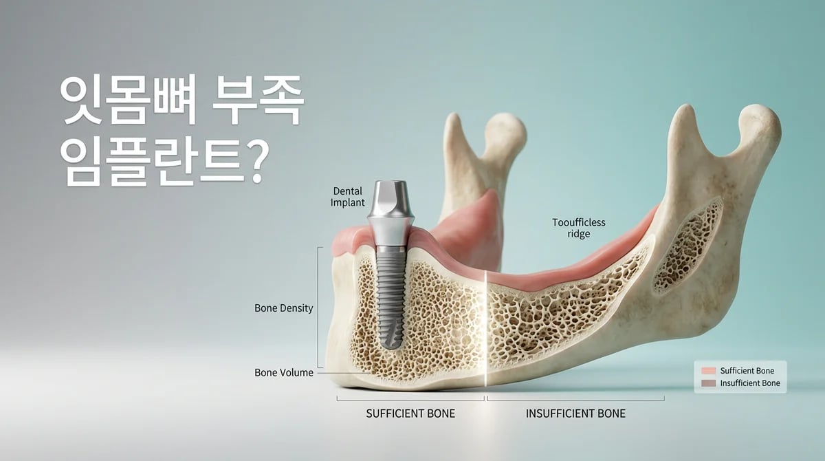 잇몸뼈 부족 시 임플란트: 다양한 치료 계획과 과정 상세 안내