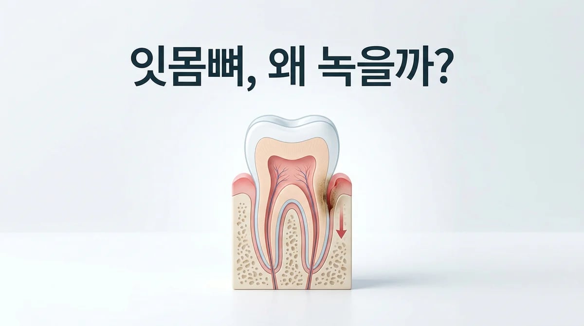 잇몸뼈 소실, 흔한 원인부터 과거 치과 치료의 영향까지