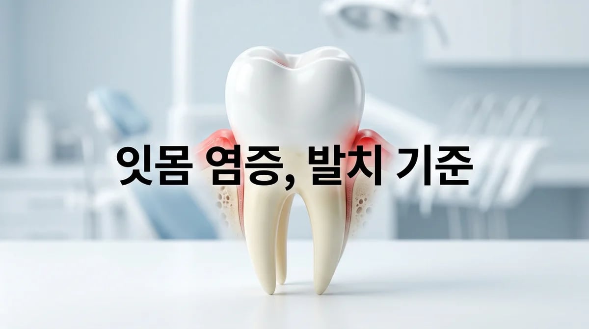 잇몸 염증 심할 때 발치 기준 4가지: 치과 전문의가 알려주는 치료법