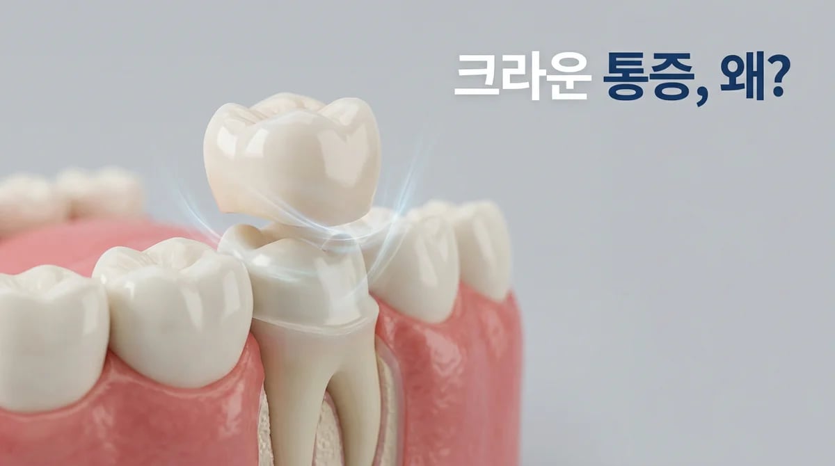 크라운 치료 후 흔한 증상과 관리법: 언제 치과에 가야 할까?