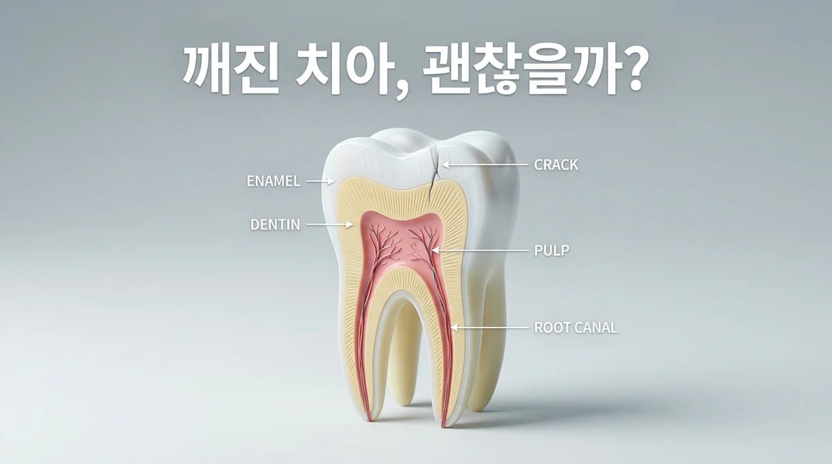 통증 없는 치아 파절, 괜찮을까? 숨겨진 위험과 현명한 대처 방안