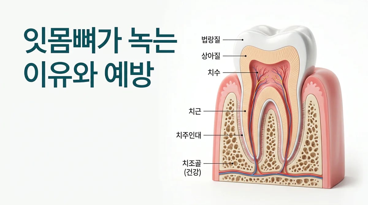 치조골 녹음, 원인부터 예방까지: 잇몸뼈 건강 지키는 과학적 관리법