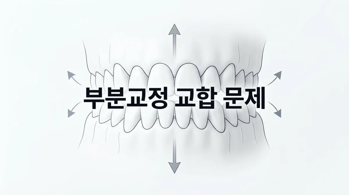 부분 교정의 숨겨진 위험? 교합 문제와 5가지 핵심 고려사항