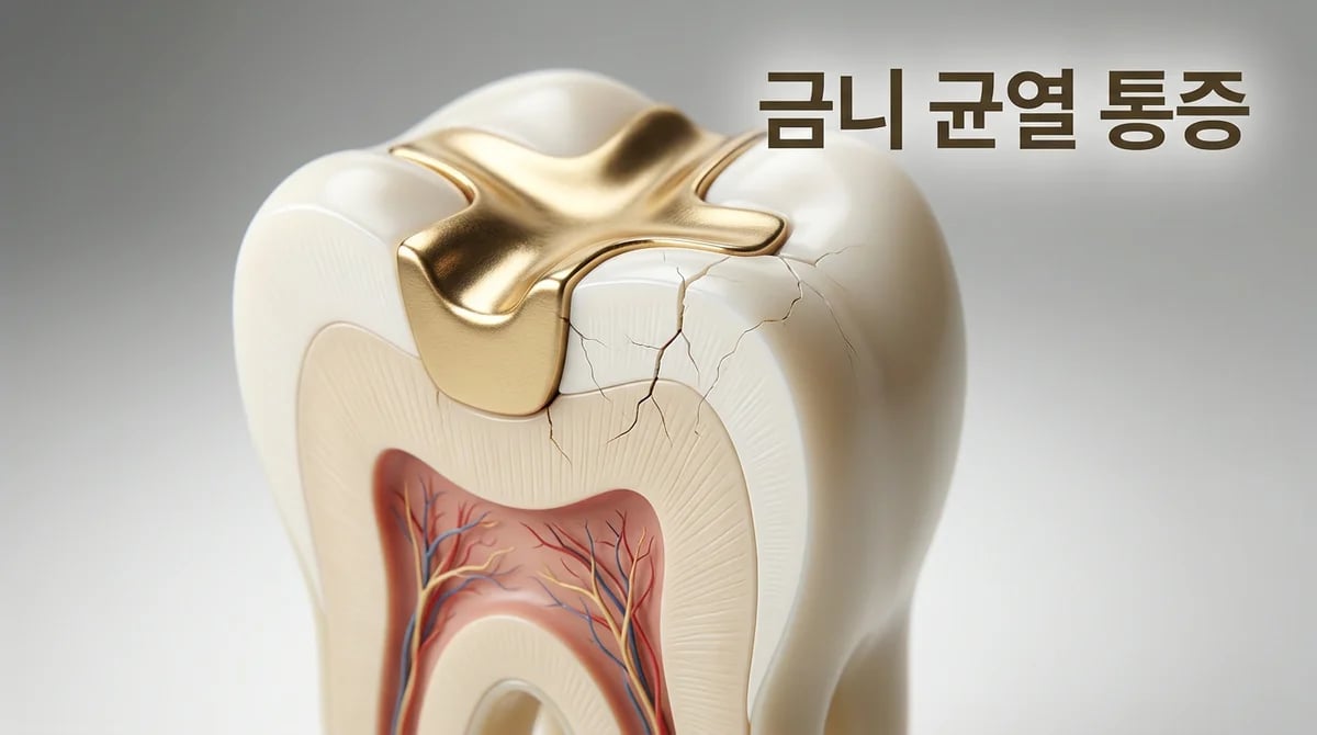 금 인레이 후 치아 균열? 씹을 때 통증 원인과 예방 가이드