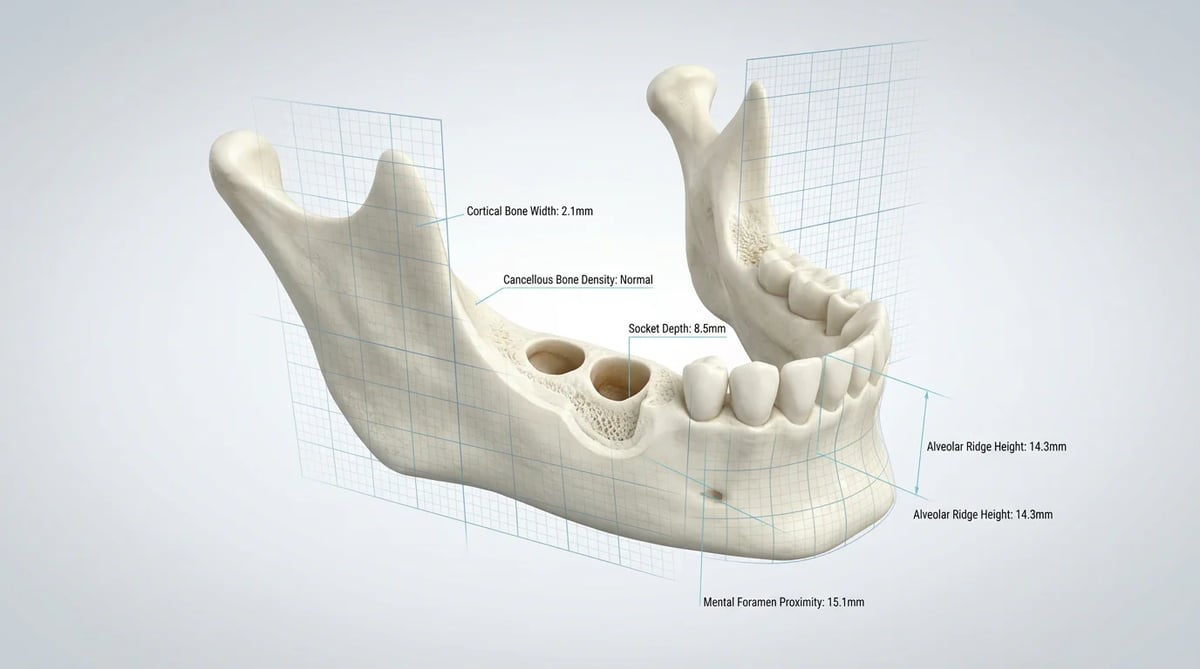 재치료를 위한 콘빔 CT(CBCT) 기반 치조골 정밀 진단 3D 이미지